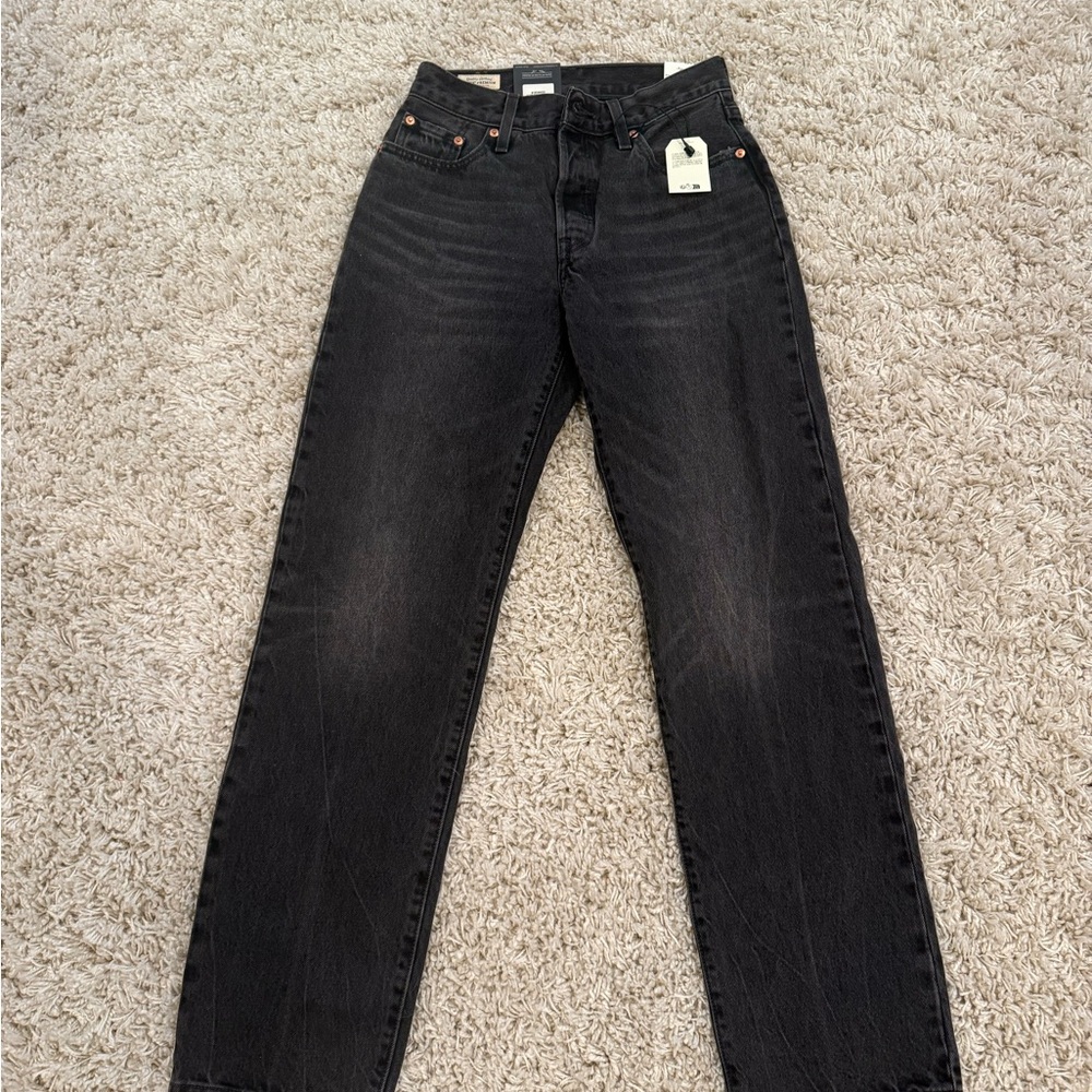 Levi's Women's Straight Leg Black Jeans